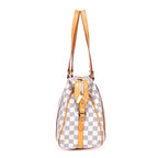 Shoulder Bag Stresa GM Ivory Damier Azur