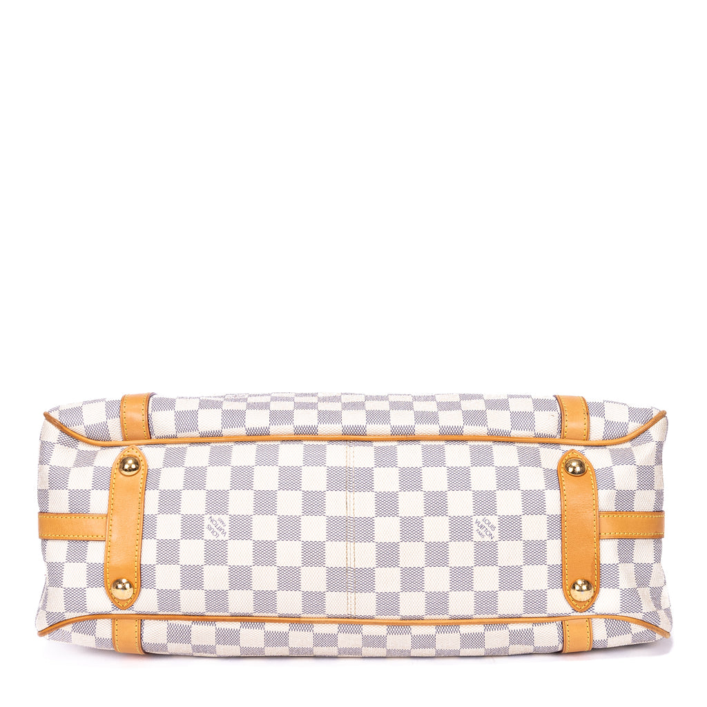 Shoulder Bag Stresa GM Ivory Damier Azur