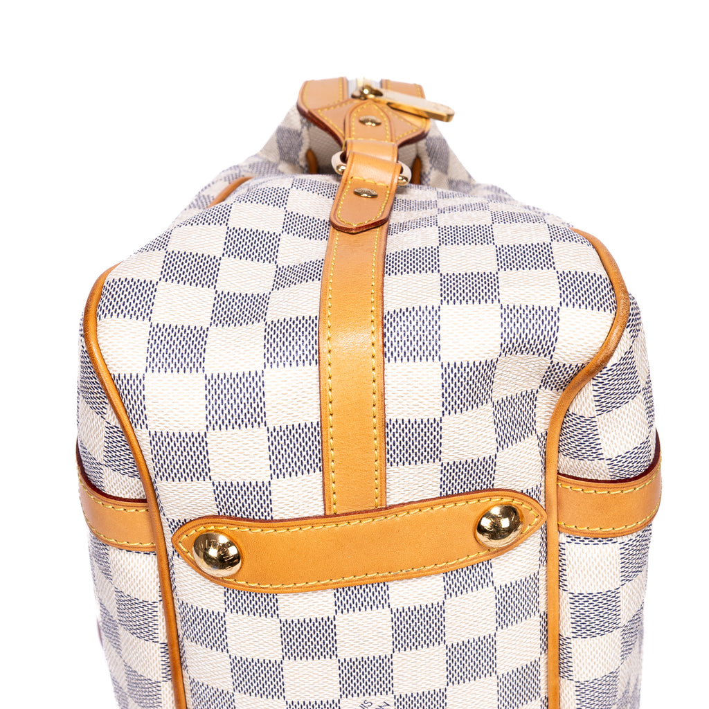 Shoulder Bag Stresa GM Ivory Damier Azur