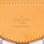 Shoulder Bag Stresa GM Ivory Damier Azur