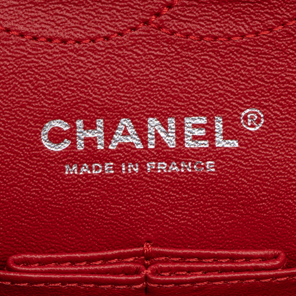 Shoulder Bag Reissue 2.55 Flap 224 Red Suede Quilted Leather