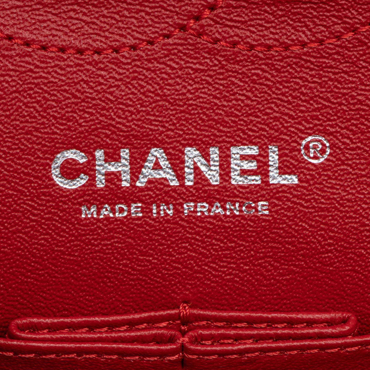 Shoulder Bag Reissue 2.55 Flap 224 Red Suede Quilted Leather