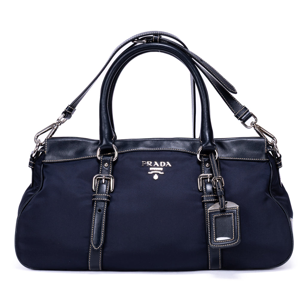 Shoulder Bag Re-Nylon Tote Navy Nylon Canvas