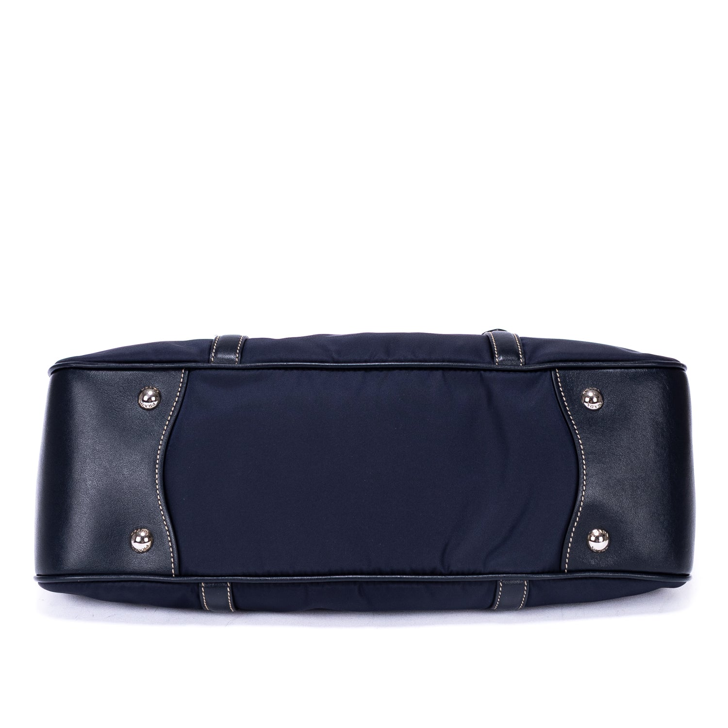 Shoulder Bag Re-Nylon Tote Navy Nylon Canvas