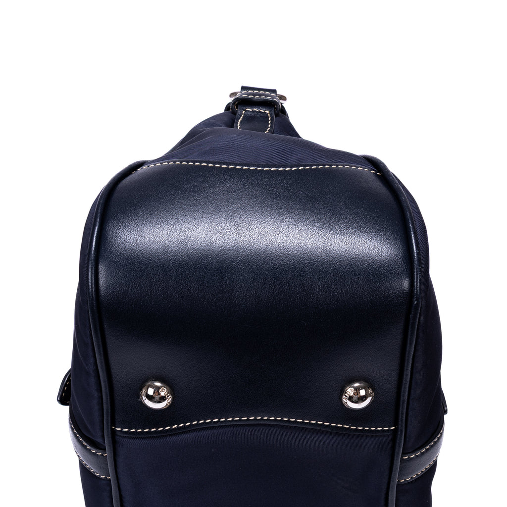 Shoulder Bag Re-Nylon Tote Navy Nylon Canvas