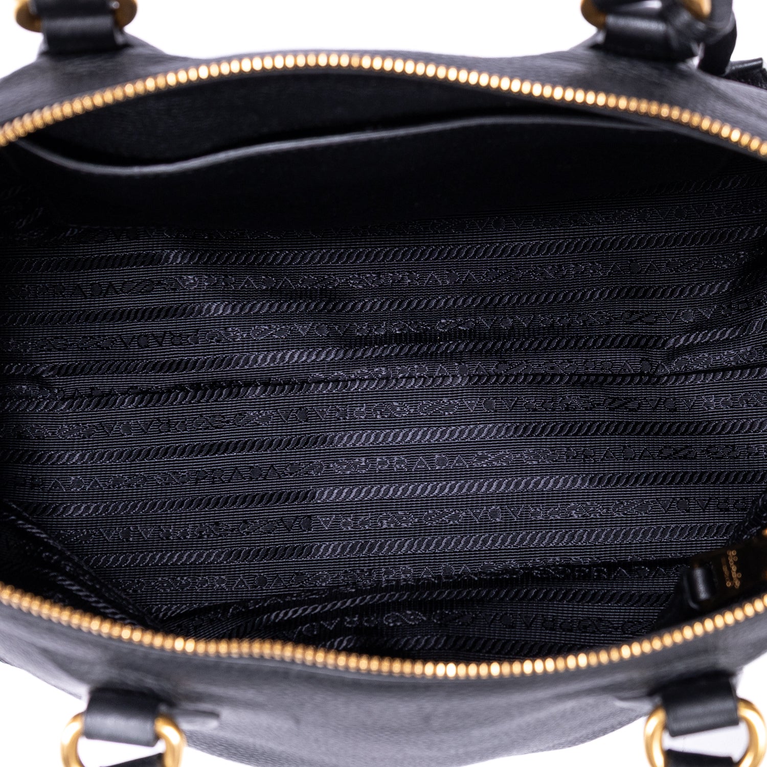 Shoulder Bag Shopping Tote Black Calfskin Leather