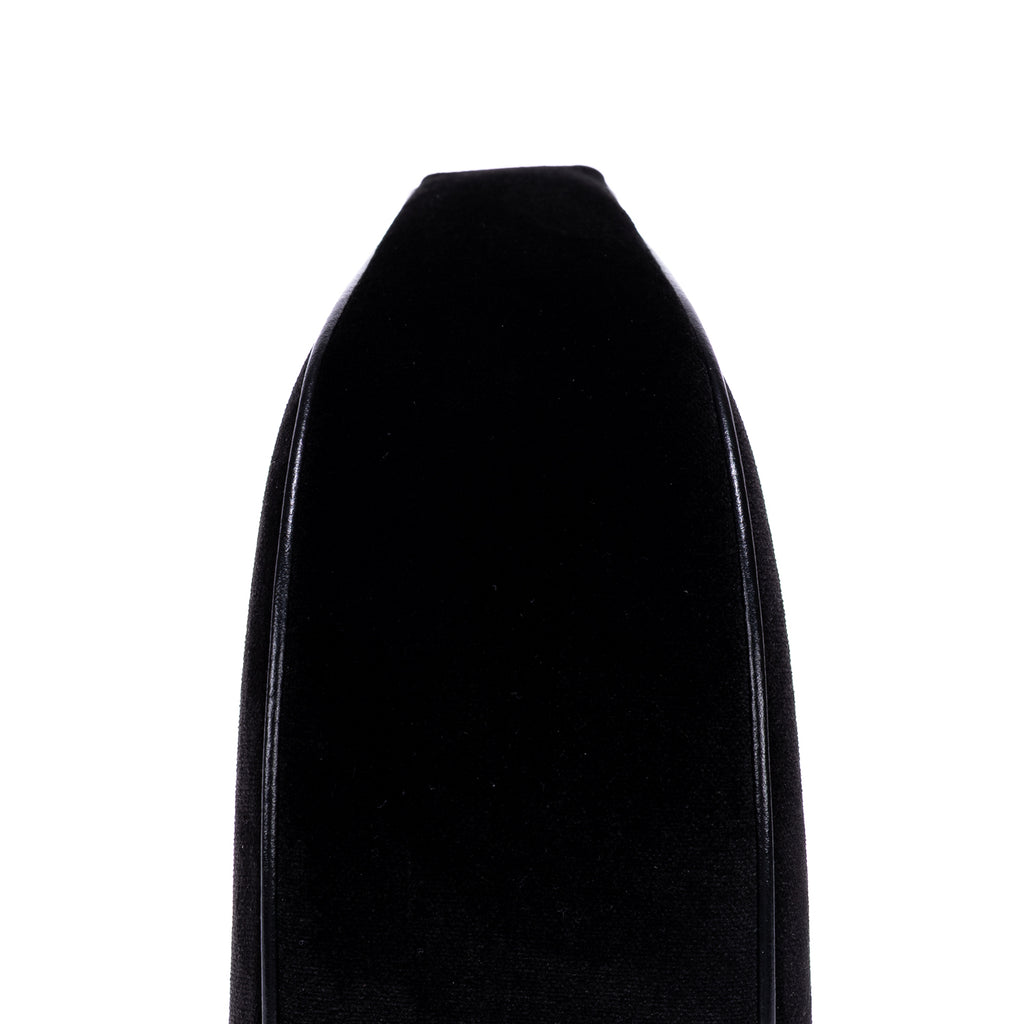 Shoulder Bag Ava Medium Black Velvet Canvas