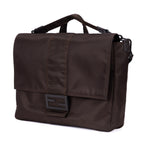 Shoulder Bag Men's Messenger Khaki Plain Nylon Canvas