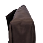 Shoulder Bag Men's Messenger Khaki Plain Nylon Canvas