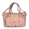Handbag Sukey Top Handle Medium Pink Guccissima Calfskin Leather