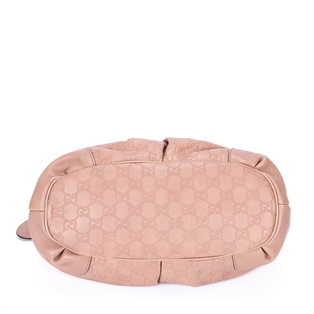 Handbag Sukey Top Handle Medium Pink Guccissima Calfskin Leather