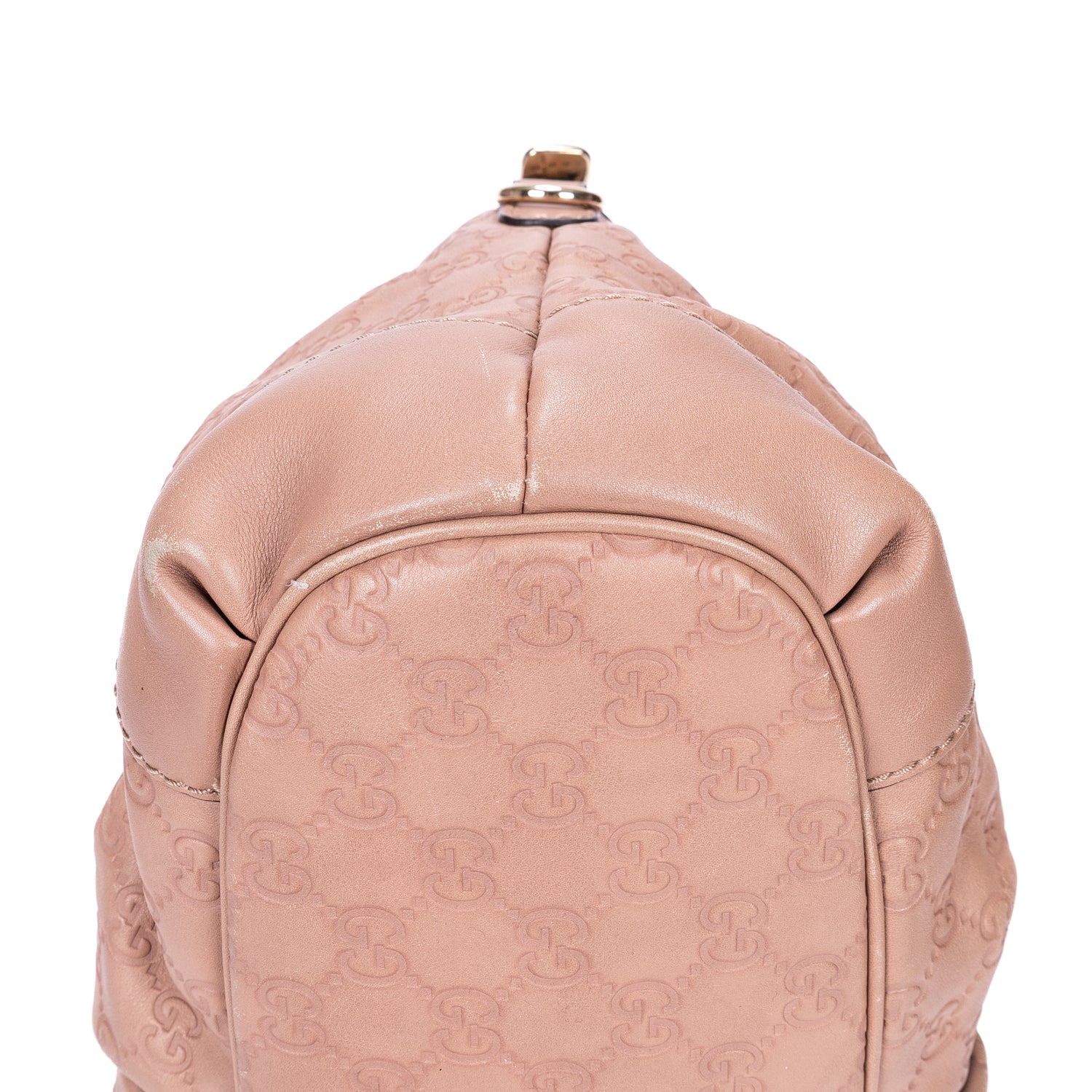 Handbag Sukey Top Handle Medium Pink Guccissima Calfskin Leather