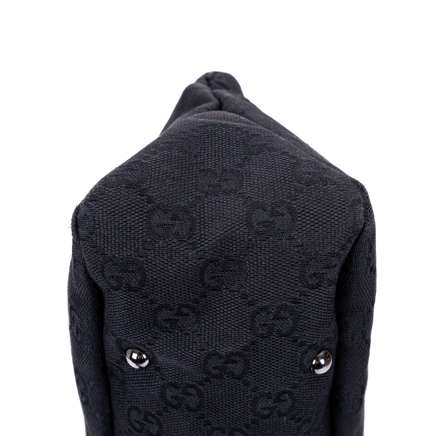 Handbag Vintage Hobo Black Monogram Canvas