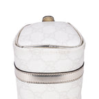 Handbag Joy Boston Micro White Supreme Coated Canvas