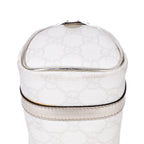 Handbag Joy Boston Micro White Supreme Coated Canvas