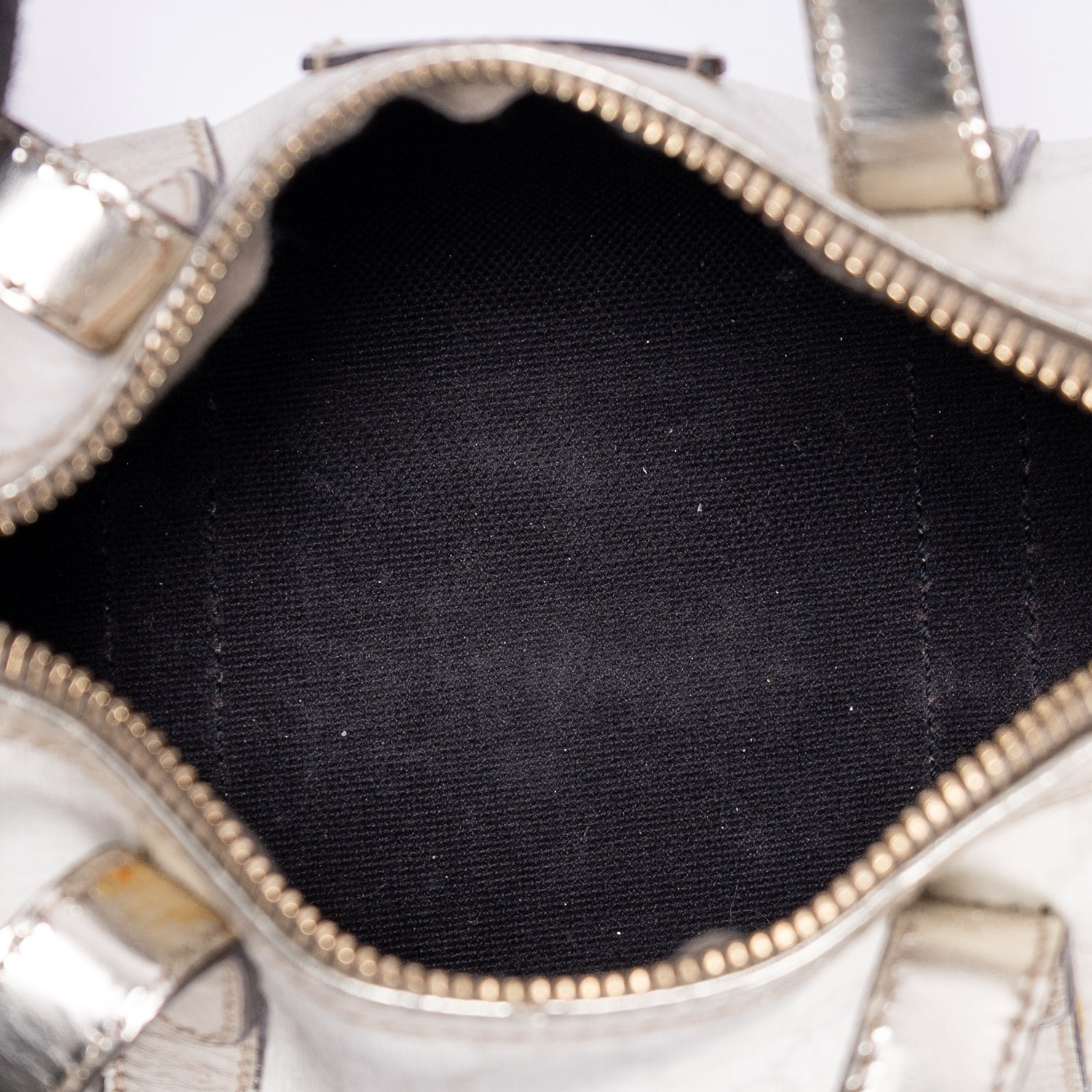 Handbag Joy Boston Micro White Supreme Coated Canvas