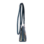 Shoulder Bag Sega Collection Guccy Print Crossbody Mini Green Guccy Print Calfskin Leather