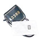 Shoulder Bag Sega Collection Guccy Print Crossbody Mini Green Guccy Print Calfskin Leather