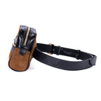 Waist Bag Web Ophidia Belt Bag Small Brown Suede Leather