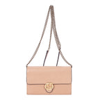Shoulder Bag Interlocking G Chain Wallet Mini Beige Calfskin Grained Leather