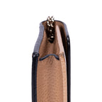 Shoulder Bag Interlocking G Chain Wallet Mini Beige Calfskin Grained Leather