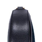 Shoulder Bag GG Velvet Round Crossbody Black Velvet Monogram Canvas