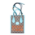 Handbag Tiger Tote Mini Beige Supreme Coated Canvas