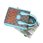 Handbag Tiger Tote Mini Beige Supreme Coated Canvas