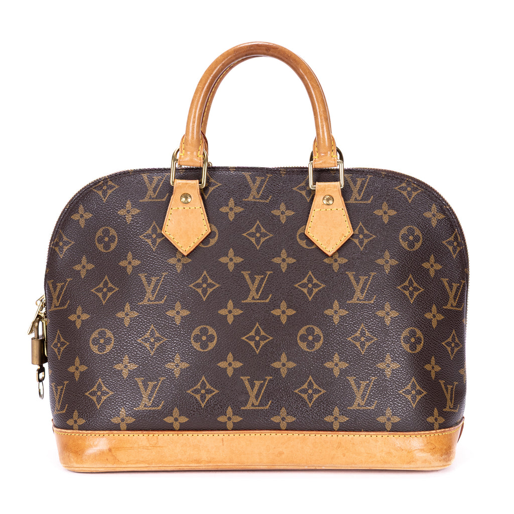Handbag Alma PM Brown Monogram Canvas