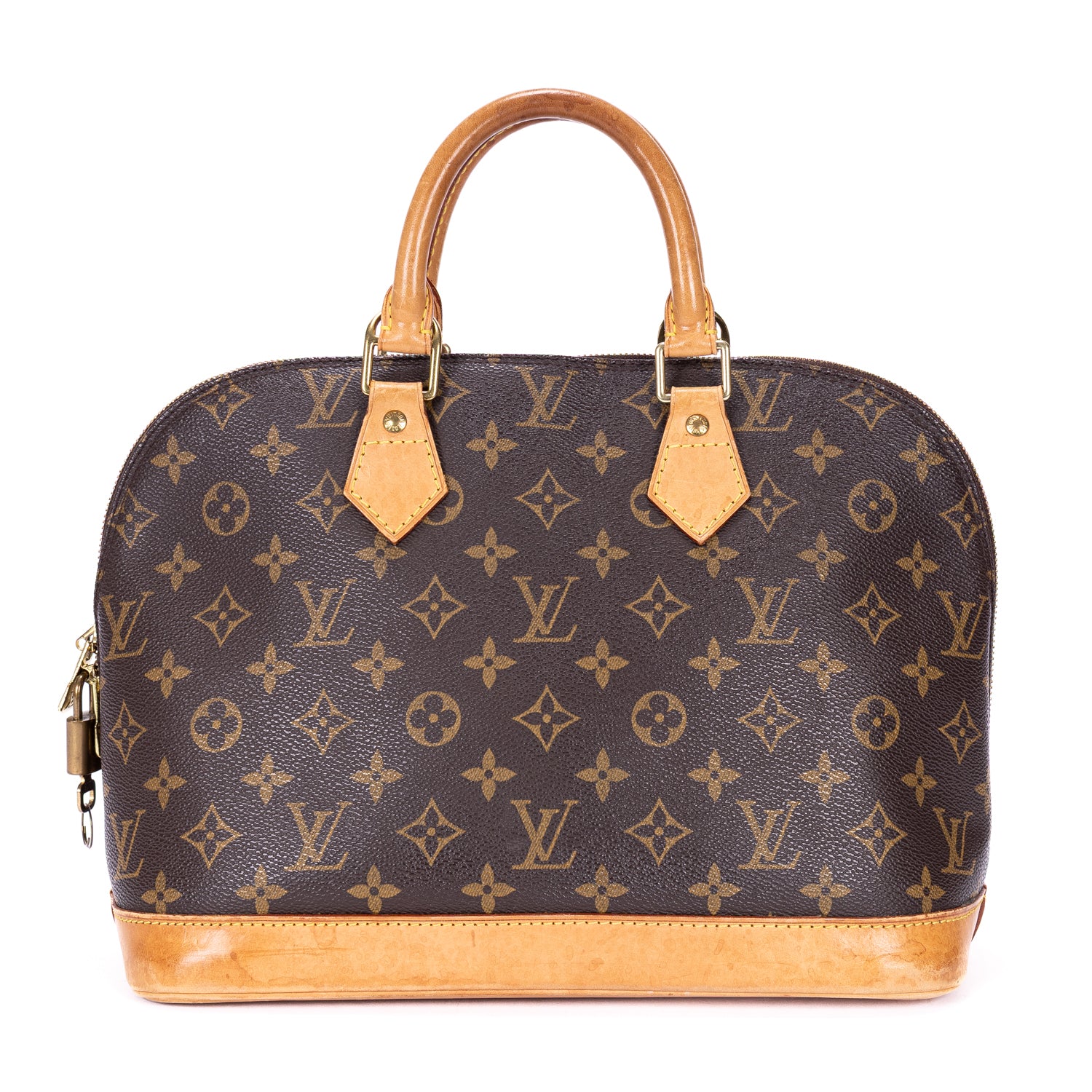 Handbag Alma PM Brown Monogram Canvas