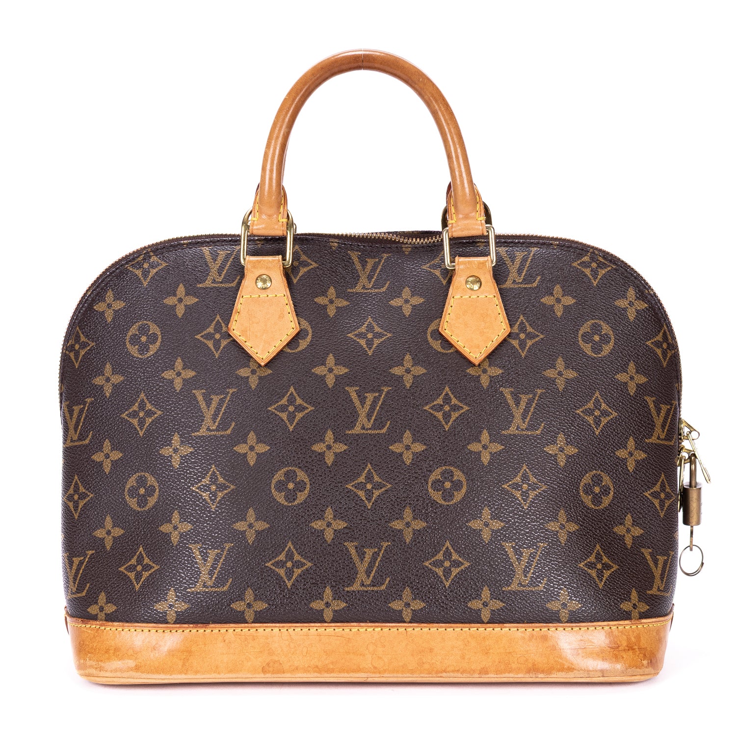 Handbag Alma PM Brown Monogram Canvas