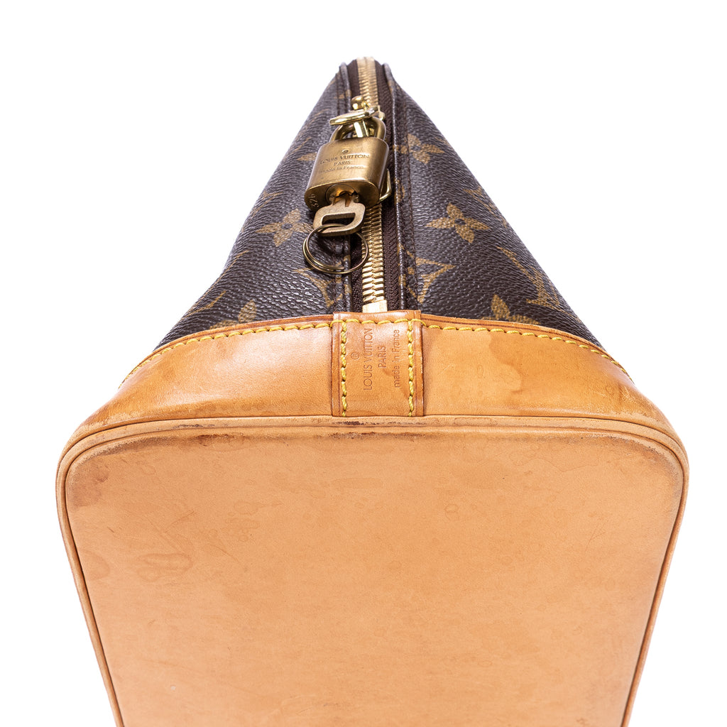 Handbag Alma PM Brown Monogram Canvas