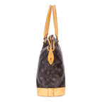 Shoulder Bag Lockit Horizontal Brown Monogram Canvas