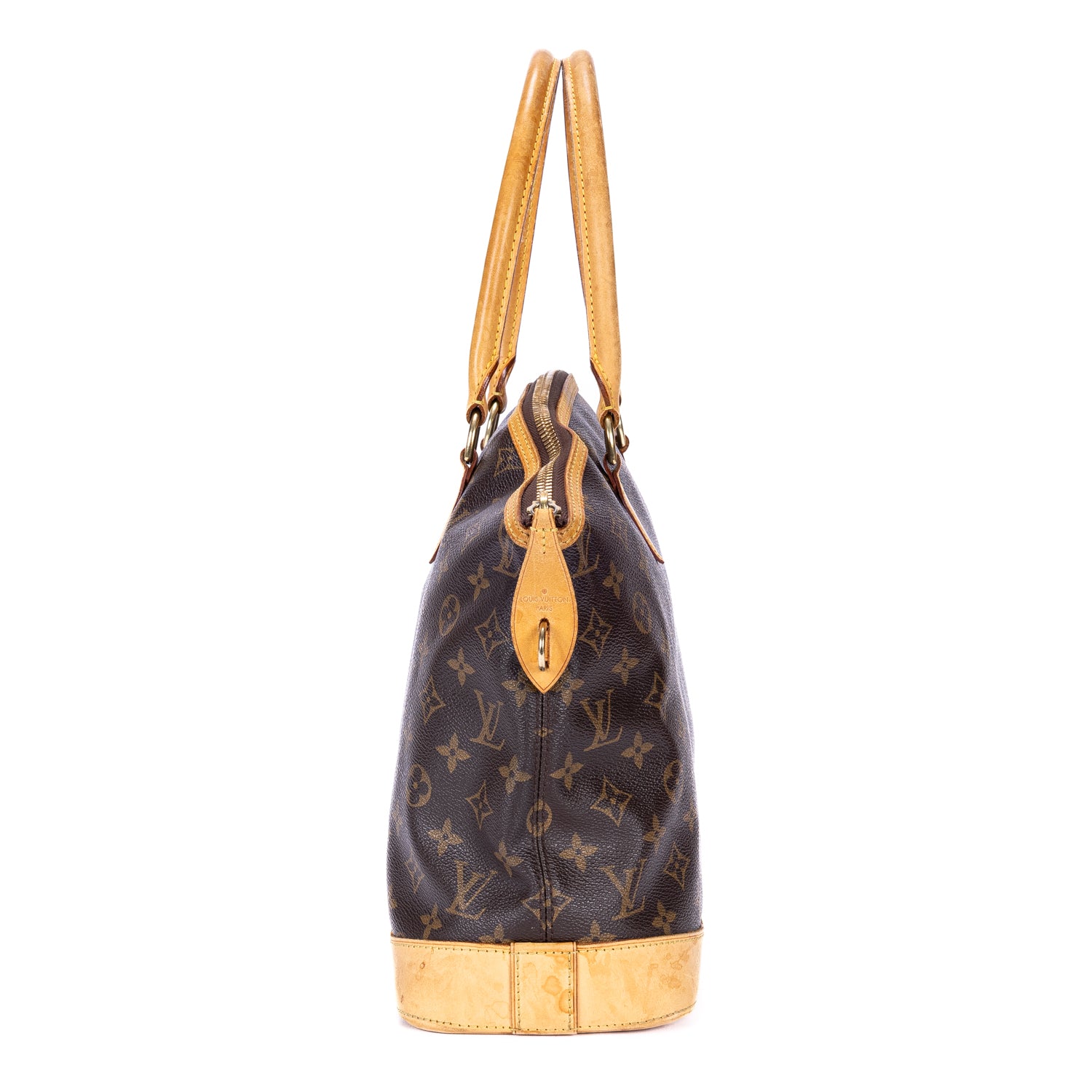 Shoulder Bag Lockit Horizontal Brown Monogram Canvas