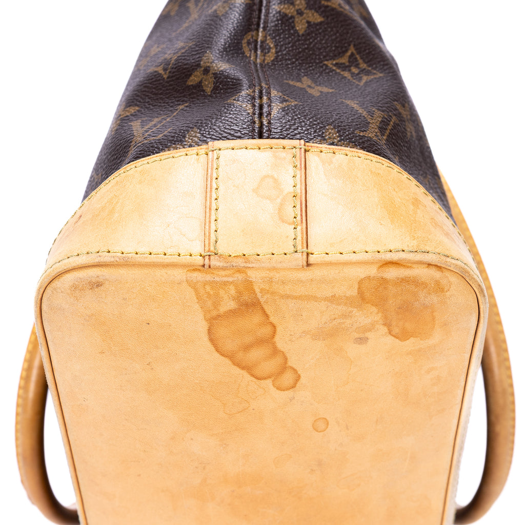 Shoulder Bag Lockit Horizontal Brown Monogram Canvas