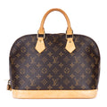 Handbag Alma PM Brown Monogram Canvas