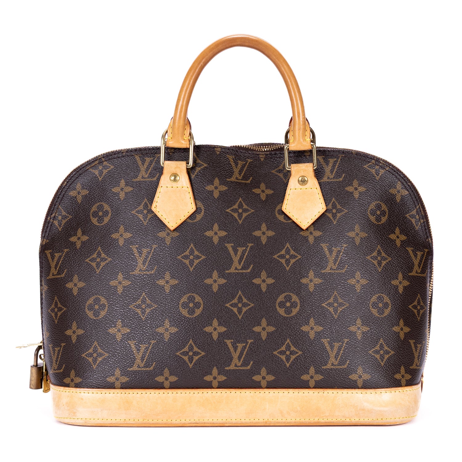 Handbag Alma PM Brown Monogram Canvas