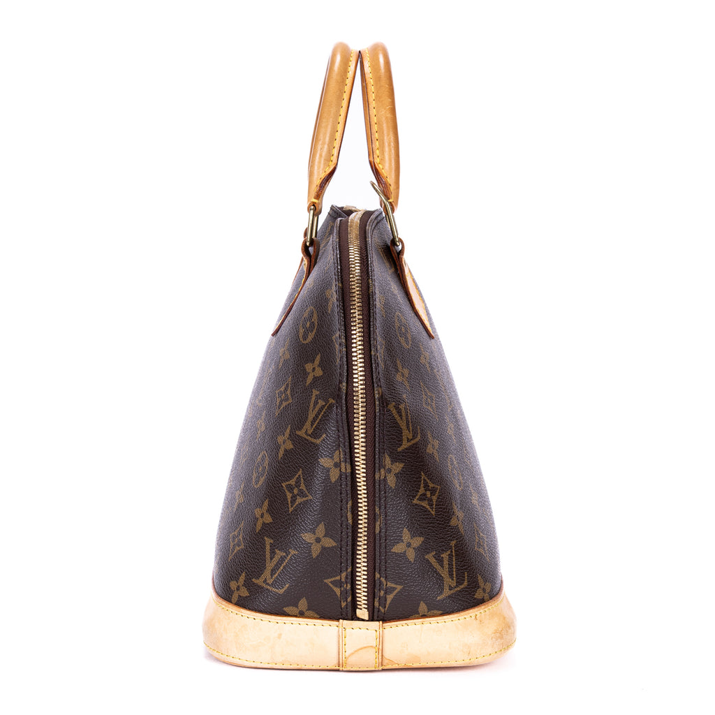 Handbag Alma PM Brown Monogram Canvas