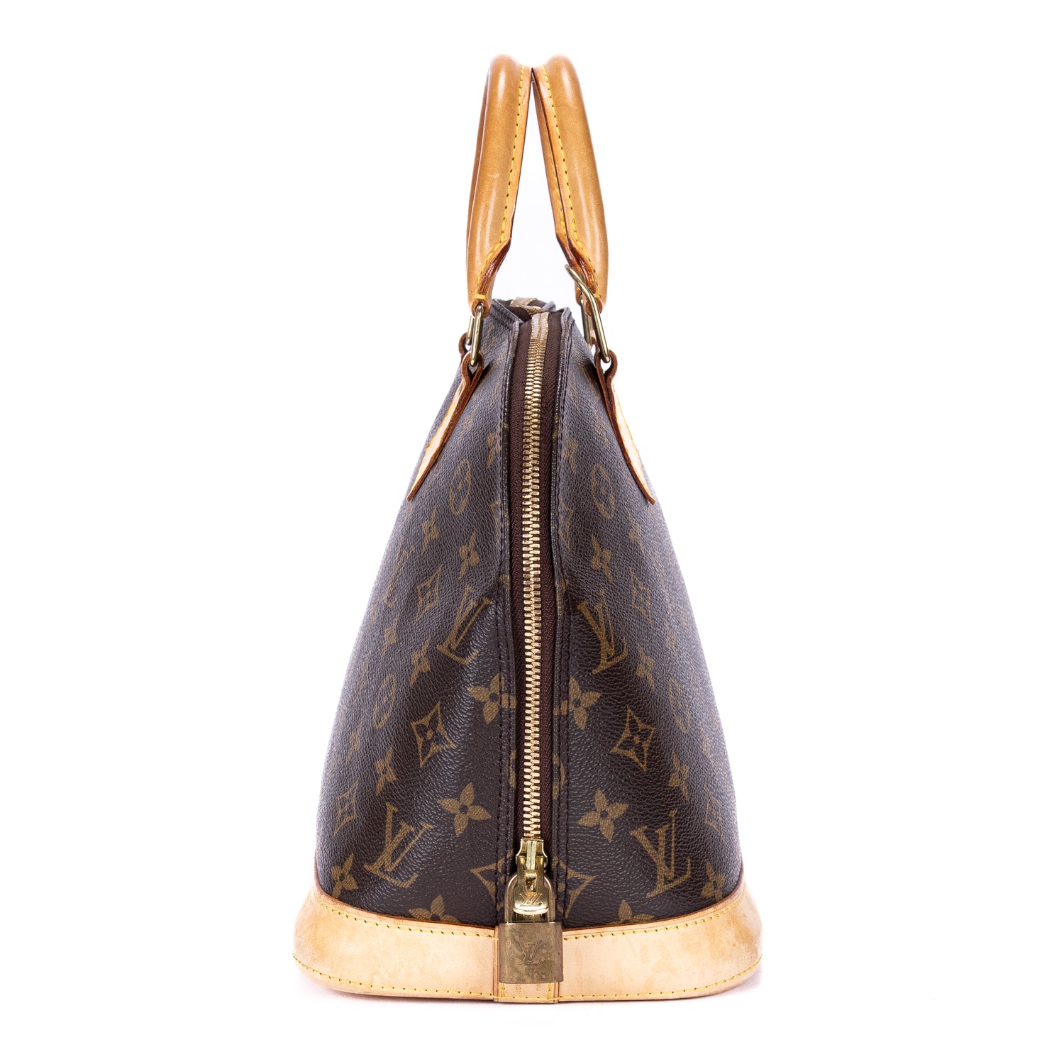 Handbag Alma PM Brown Monogram Canvas