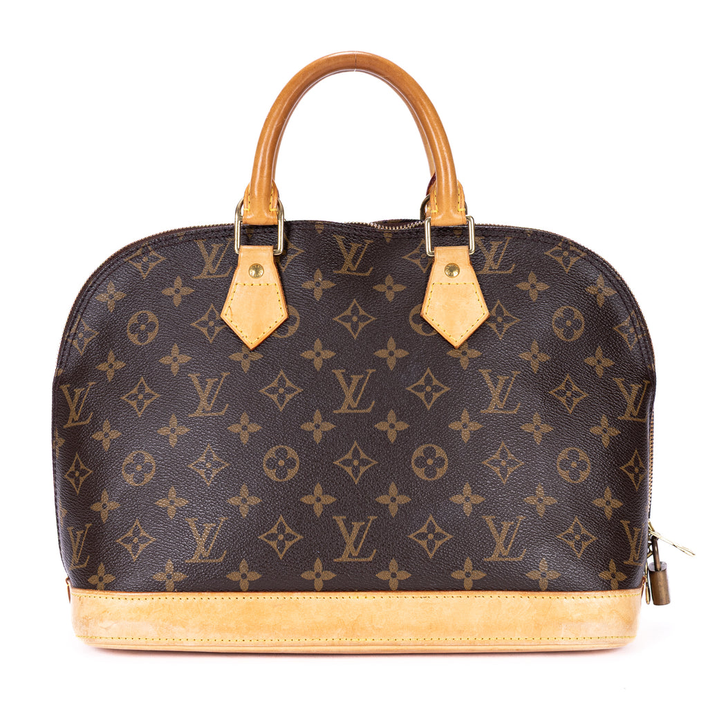 Handbag Alma PM Brown Monogram Canvas