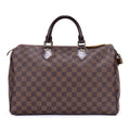 Handbag Speedy 35 Brown Damier Ebene