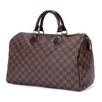 Handbag Speedy 35 Brown Damier Ebene