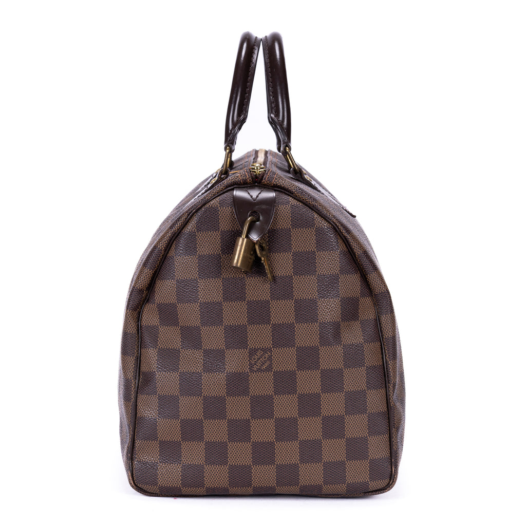 Handbag Speedy 35 Brown Damier Ebene