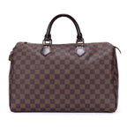 Handbag Speedy 35 Brown Damier Ebene