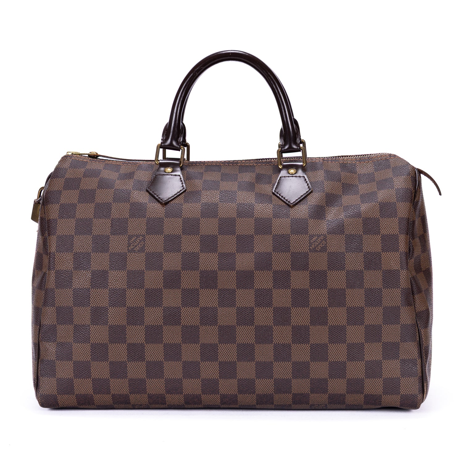 Handbag Speedy 35 Brown Damier Ebene