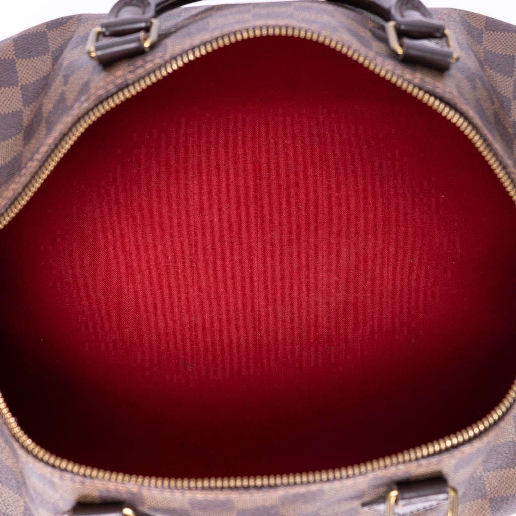 Handbag Speedy 35 Brown Damier Ebene