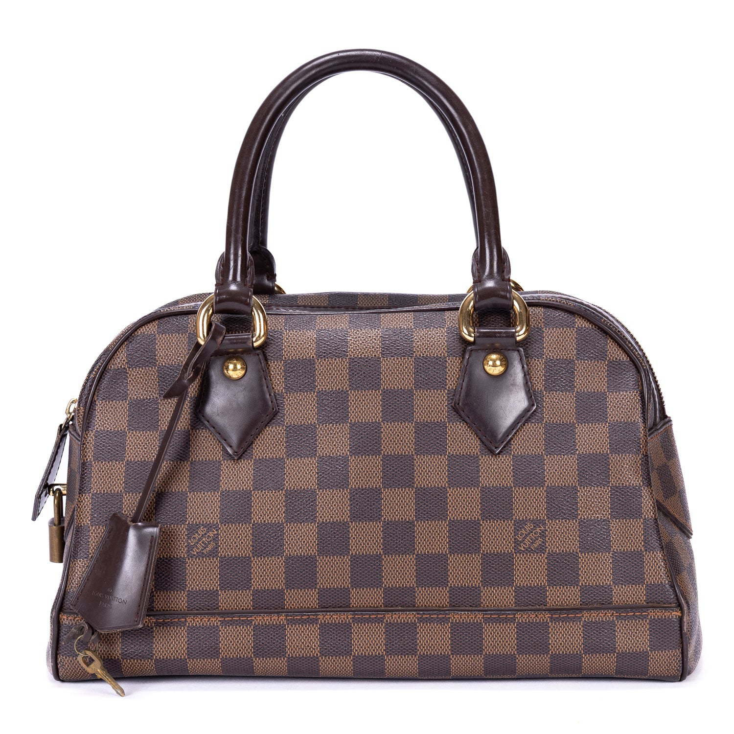 Handbag Duomo Brown Damier Ebene