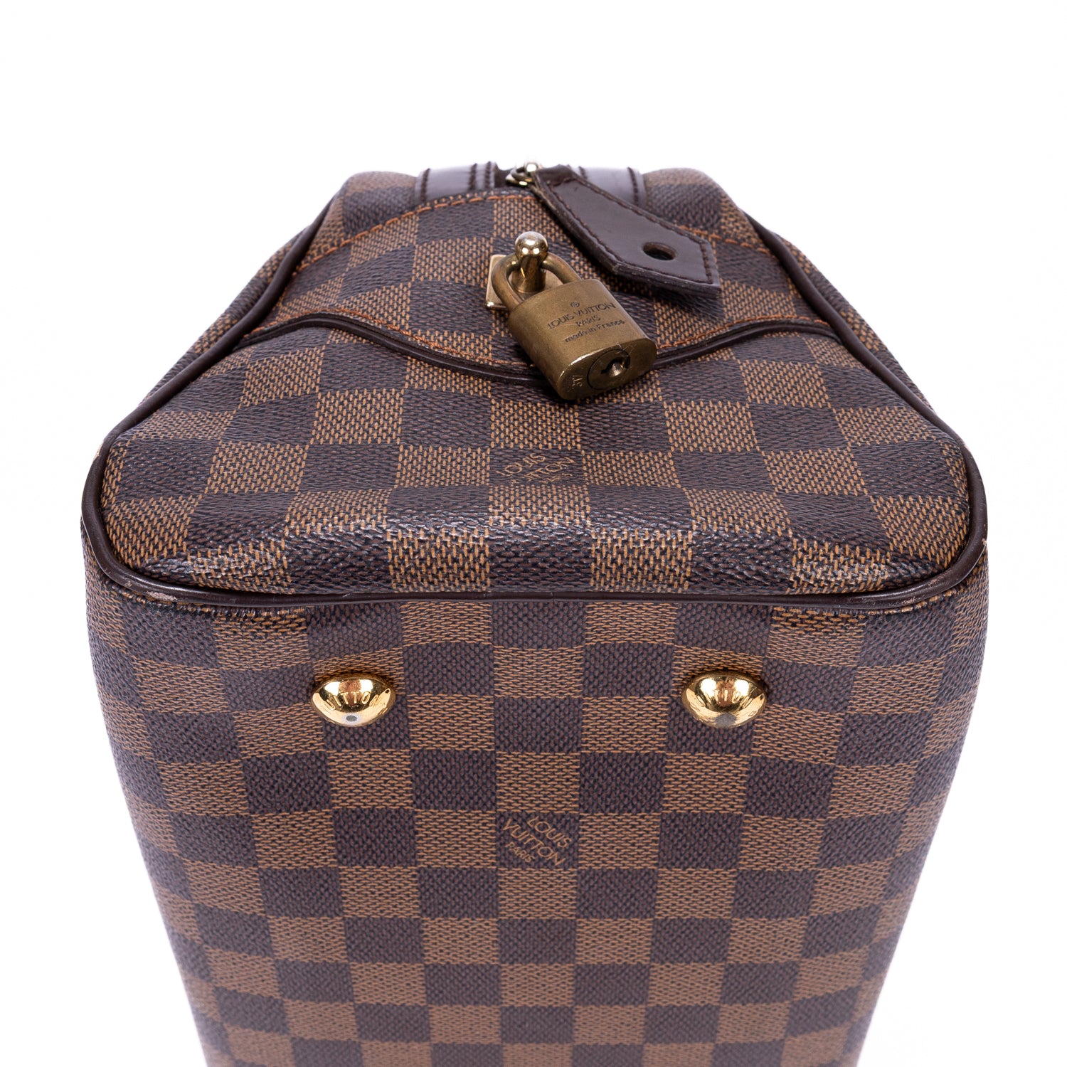 Handbag Duomo Brown Damier Ebene