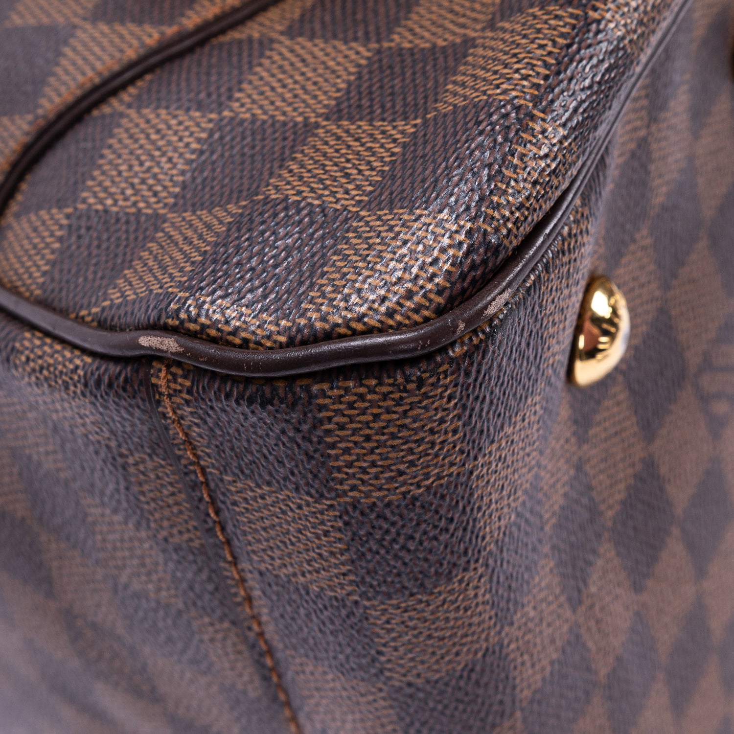 Handbag Duomo Brown Damier Ebene