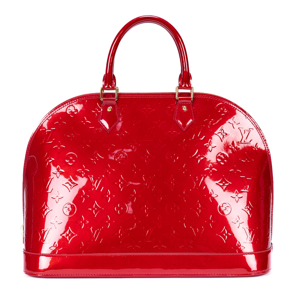 Handbag Alma GM Pomme D'Amour Monogram Vernis